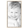 thumbnail image 2 of ArtToFrames 26" x 49" Silver with Black Lip Picture Frame, 26x49 inch Multi Wood Poster Frame (WOM-5193),  Pack, 2 of 7