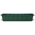 thumbnail image 2 of Root & Vessel Poly-Pro Plastic Indoor/Outdoor Liner/Planter Flower Box, Green 36", 2 of 4
