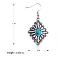 thumbnail image 4 of Pendientes Rustic Couture Western Concho RCE-1083TQ para mujer, 4 of 6
