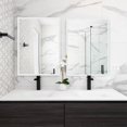 thumbnail image 4 of Moldura adhesiva Uxcell para paredes 0.6" x 16 ft moldura flexible de espejo blanca, 4 of 7