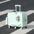 thumbnail image 3 of Maleta de viaje para niños, bolsa de equipaje con varilla de tracción de 22 pulgadas para niñas, bolsa de viaje para sentarse para bebés con asiento Utili para niños, bolsa de mano para niños, 3 of 4