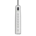 thumbnail image 4 of Belkin 7-Outlet AV Power Strip Surge Protector with 12-Foot Power Cord and Telephone Protection, 2000 Joules (BV107200-12),White, 4 of 4