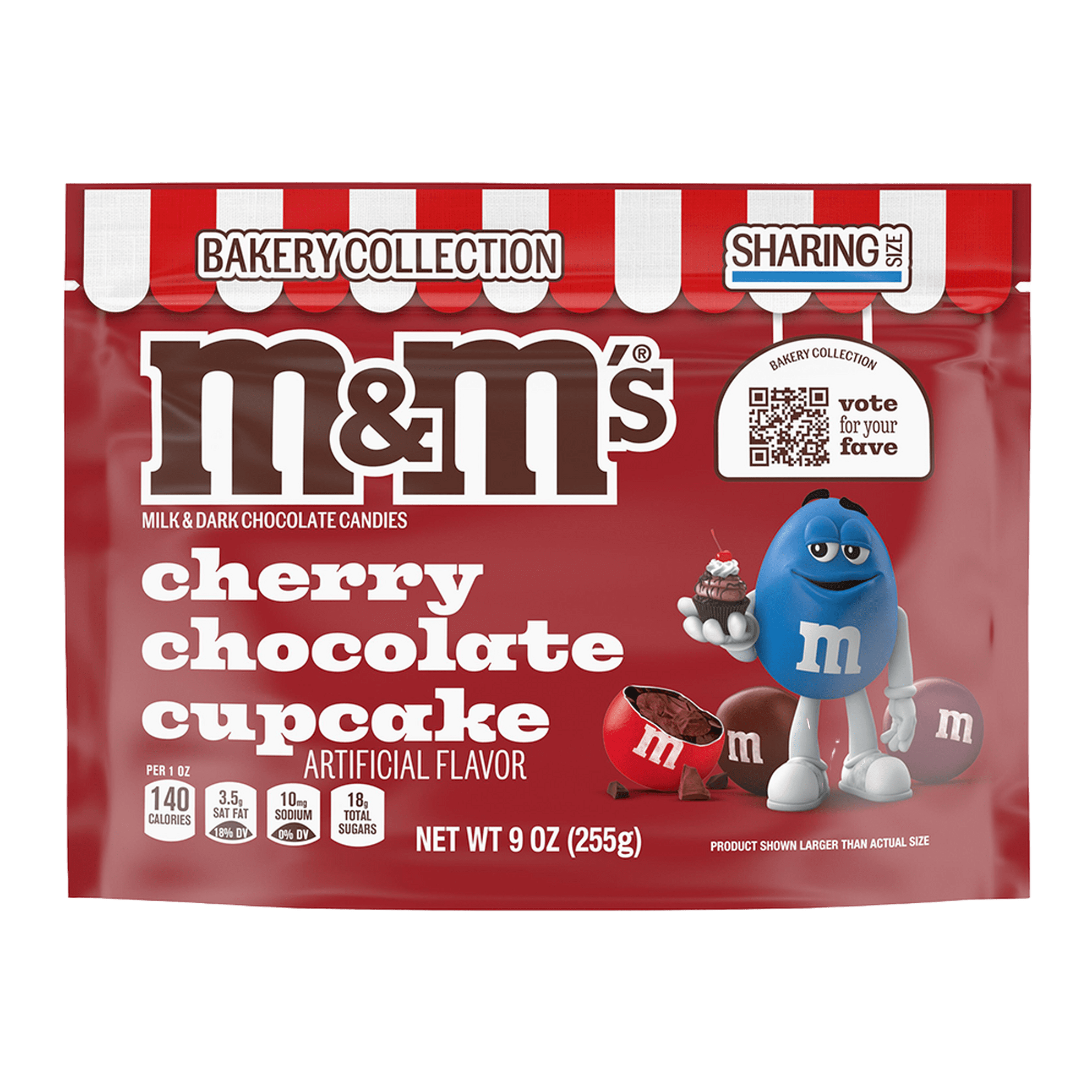 M&M's Bakery Collection - Set of 3 Flavors - Lemon Meringue Pie, Cherry Chocolate Cupcake, and Peanut Butter Cinnamon Roll