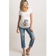 thumbnail image 2 of Verano Mujer O-cuello Embarazo T-shirtsM V, 2 of 4