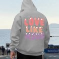 thumbnail image 1 of MHFRRA Sudadera con Capucha y Estampado de Letras para Hombre, Informal, Holgada, para Uso Diario, Otoño E Invierno Gris claro, 1 of 3