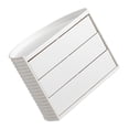 thumbnail image 4 of Organizador de maquillaje Ins Style con rotación de 360 grados, diseño semicircular único, a prueba de polvo para escritorio, tocador de baño, color blanco, 4 of 12