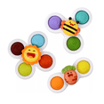 thumbnail image 2 of 6 piezas Ventosa  Belug Giratoria Juguetes Sensoriales Para Bebes Mezcla de colores, 2 of 5