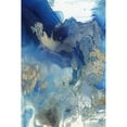 thumbnail image 3 of PI Studio 11x14 Black Modern Framed Museum Art Print Titled - Merging Blue II, 3 of 5