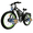 Black-Green, variant on (US in Stock) Electric Bike for Adults, Peak 5000W Dual Motor, 26"x4" Fat Tire, 40/46MPH High-Speed Mountain EBike, Hydraulic Brakes, for off-Road Commuting Snow Sand