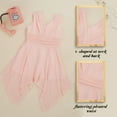 thumbnail image 7 of Alvivi Kids Flower Girls V Neck Sleeveless Formal Dress Wedding Bridesmaid Gown 6-16, 7 of 7