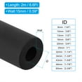 thumbnail image 2 of Uxcell 1.34" x 0.59 x 6.6ft Pipe Insulation Foam Tube Pipe Cover Wrap Roll Bar Padding Tubing for Handle Grip, 2 of 7