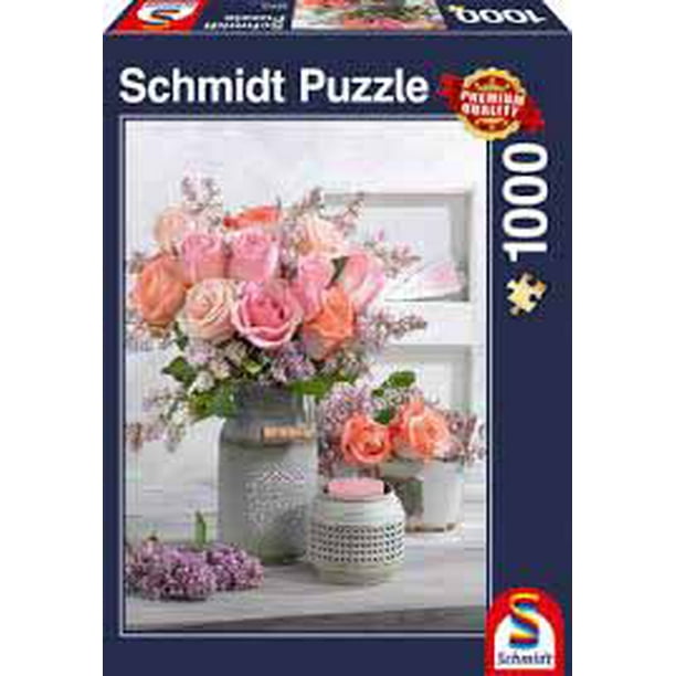 Schmidt Spiele Rustic Roses 1000 Piece Flowers & Gardens Jigsaw Puzzle