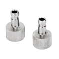 thumbnail image 1 of Adaptador de Conector de Manguera de Acoplador de Desconexión Rápida para Aerógrafo de Aleación de Plata 1/8 ", 1 of 9