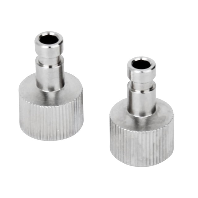 Adaptador de Conector de Manguera de Acoplador de Desconexión Rápida para Aerógrafo de Aleación de Plata 1/8 "