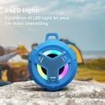 thumbnail image 5 of EBODA Altavoz Impermeable Bluetooth para Ducha, Altavoces Pequeños Inalámbricos Portátiles Flotantes IPX7 con Luz, Tiempo de Reproducción 24H para Playa, Piscina, Accesorios de Kayak, Regalos para Hom, 5 of 5