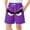 Purple c, variant on Boys' Cute Face Print Swim Trunks, Quick-Dry Elastic Waist Board Shorts with Pockets for Kids, 3-12 Years Blue 8-9 Years