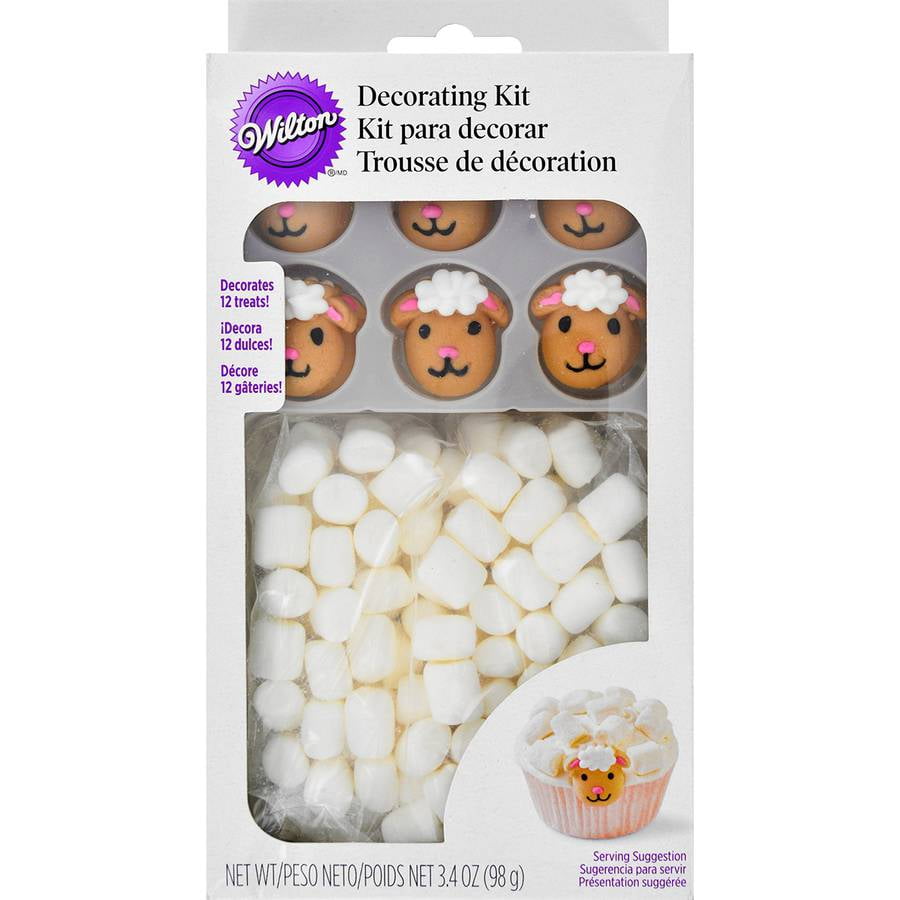 Cupcake Decorating Kit, Makes 12, Easter Lamb