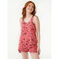 thumbnail image 6 of Joyspun Women's Print Tank Top and Shorts Pajama Set, 2-Piece, Sizes S to 3X, 6 of 6