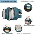 thumbnail image 3 of FORMRS Unisex School Backpack 17" Student Travel Bag with Laptop Compartment, Star Map, 3 of 7