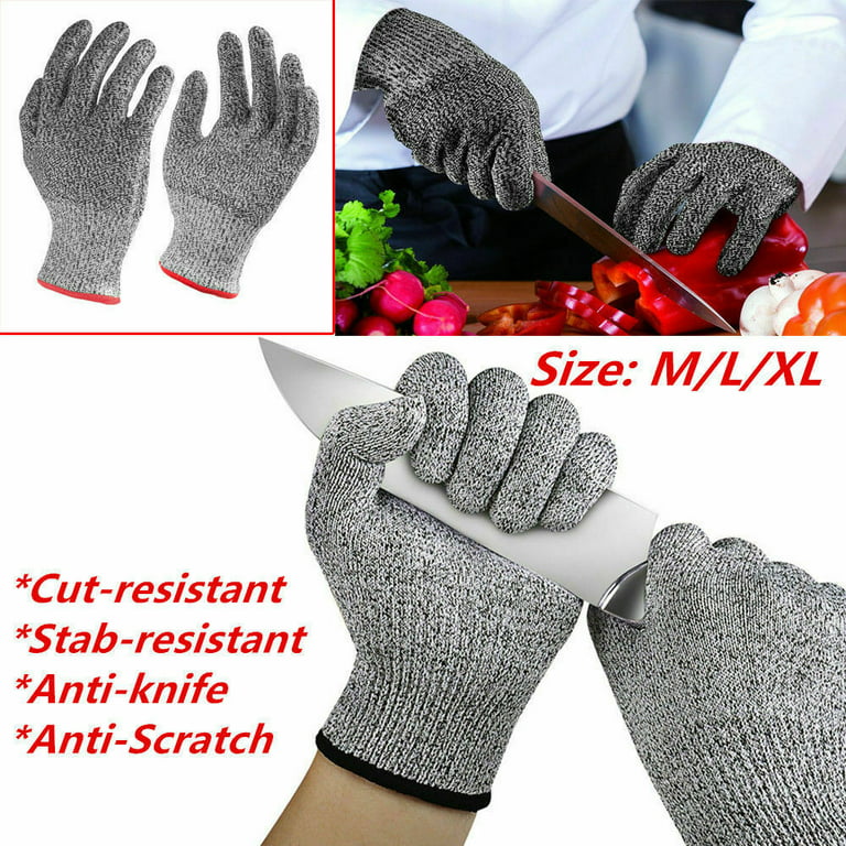 Anti-cut Gloves Safety Cut Proof Stab Resistant Kitchen Butcher Cut-Resistant