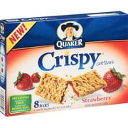 Quaker: Crispy Strawberry Oat Bars, 7.2 oz