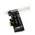 thumbnail image 4 of 2X PCIE to M2 Adapter PCI Express 3.0 X1 to NVME SSD M2 PCIE Raiser Adapter Support 2230 2242 2260 2280 M.2 SSD, 4 of 7