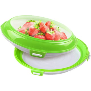 Keeping Fresh Food Preservation Tray with Wrap Storage Tray Spacer  Organizer Food Preservate Refrigerator Trays Kitchen