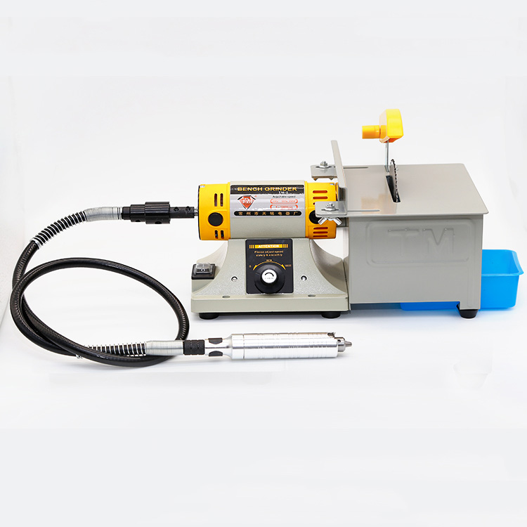 110V TM2 Gem Jewelry Rock Polishing Buffer Bench Lathe & Polisher