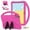 rose, variant on Kids Case for Lenovo Tab M10 Plus 3rd Gen 10.6 Inch 2022(TB125FU/TB128FU/TB128XU),Built-in Kickstand, Rugged Durable Shockproof Lightweight Handle Protective Silicone Hard PC Protection Case, Purple