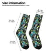 thumbnail image 2 of Uemuo sport sonw board Printed Kids Boys Socks Seamless Crew Socks Crazy Funny Athletic Sport Socks for Children, 2 of 5