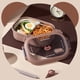thumbnail image 5 of Contador Alimentos Lindo Contenedor Aislado BPA Bloqueo Doble Cara Depósito La Comida/frutas/verduras Y Ensaladas Acero Inoxidable 2 Compartimentos, 5 of 9