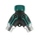 thumbnail image 1 of unbranded Adaptador Y Para Jardín Con Doble Válvula Para Múltiples Y Control, 1 of 6