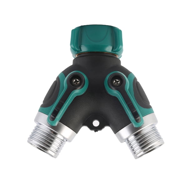unbranded Adaptador Y Para Jardín Con Doble Válvula Para Múltiples Y Control