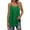 Green, variant on UVN Tank Tops for Women Pleat Spaghetti Strap Camisole Sleeveless Summer Tops Loose Fit Beach Tank Ladies Casual Tank Top