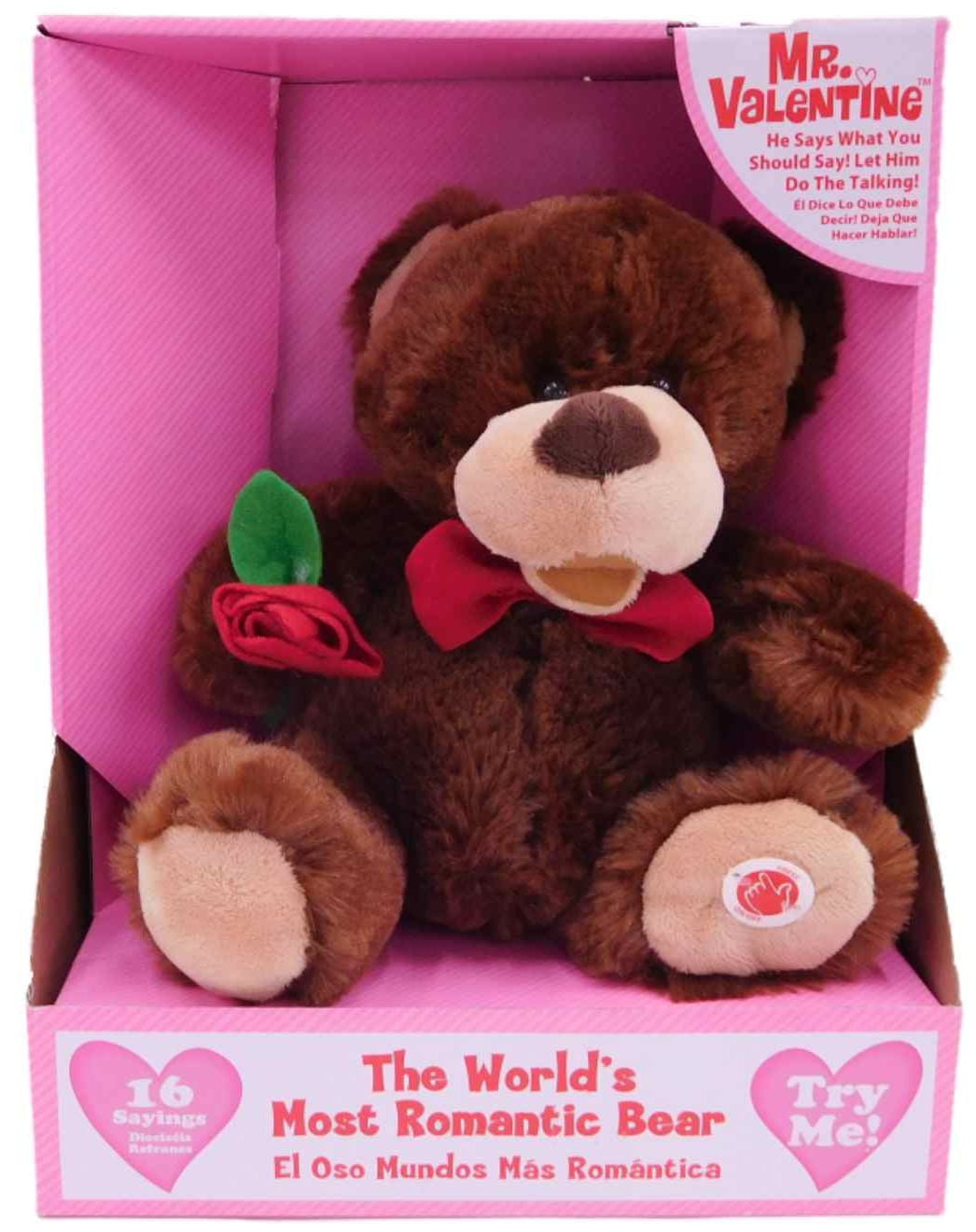 talking valentine stuffed animals