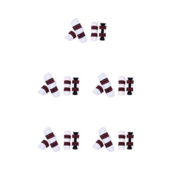 Eigraketly Taekwondo equipo de protección brazo pierna protección Brace antebrazo manga soporte entrenamiento banda elástica lucha Karate Type5 NO5