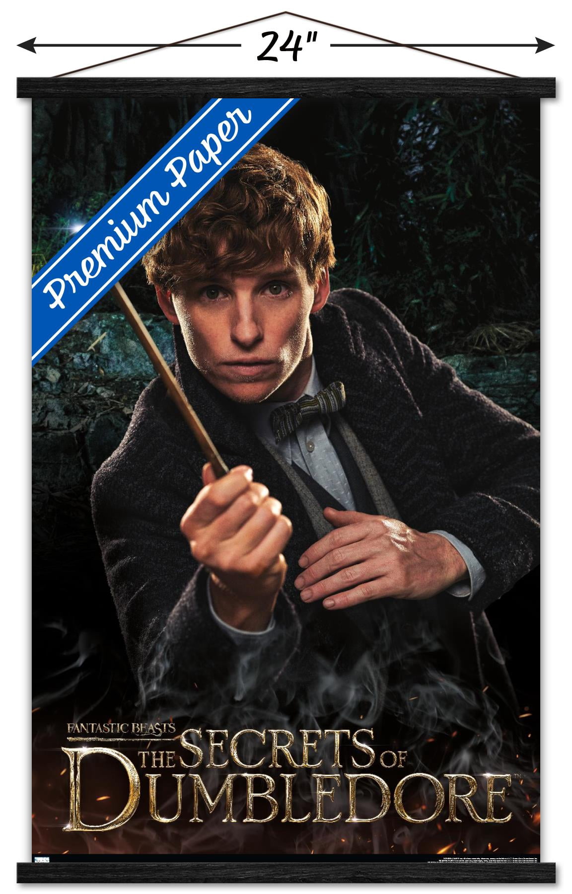Fantastic Beasts: The Secrets of Dumbledore - Newt Wall Poster with Magnetic Frame, 22.375" x 34"