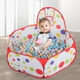 thumbnail image 2 of Baby Ball Pool Ball Pit Children's Tent Baby Playpen Playpen Baby Park Playground Dry Pool Balls with Basketball Hoop heqiyong LED, 2 of 2