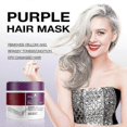 thumbnail image 2 of Maca Power Purple Hair Mask, Nourishing Deep Conditioner Professional Neutralizes Brass Yellow Tones For Blonde Silver Gray Highlighted Hair, 2 of 5