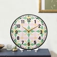 thumbnail image 4 of Yayeee Wall Clock Battery Operated 11.9" Silent Quartz Non-Ticking for Living Room Decor, Retro Yellow Stars, 4 of 8