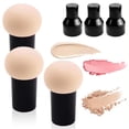 thumbnail image 4 of Éponge Poudre Champignon Outil de Maquillage Cosmétique Champignon P5z8, 4 of 8