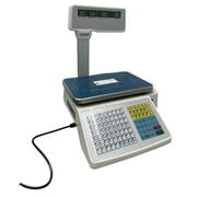 EQCOTWEA Digital Price Computing Scale Four-window Pole Double-Sided LCD Display 30kg/66lbs