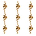 thumbnail image 1 of 9 Pcs Anneaux de Dreadlocks en Forme de Serpent Perles de Barbe Accessoire pour Cheveux, 1 of 7