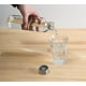 thumbnail image 5 of Juego de de Agua de Vidrio, Botellas de Vidrio para Bebidas, Tazas de Vidrio con Forma de Lata, Botellas de Agua de Vidrio para Uso de Bebidas y Exprimidores, 5 of 5