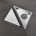 thumbnail image 6 of Stainless Steel Triangle Deodorant Shower Drain Floor Drainer Bathroom Kitchen, 6 of 8