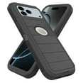 thumbnail image 2 of Asuwish Compatible with iPhone 17 Pro Max 6.9 inch Phone Case Hybrid Rugged Shockproof Hard Protective Drop Proof Full Body Heavy Duty Mobile Cell Cover for i Phone17 17P i17 17ProMax Women Men Black, 2 of 6