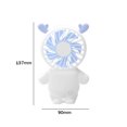 thumbnail image 3 of Ventilador de mano de astronauta Cómodo ventilador de enfriamiento de verano para acampar (ciervo azul) Likrtyny Libre de BPA, 3 of 9