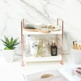 thumbnail image 4 of Plastic/Metal Freestanding Stackable Organizer Shelf ,Bathroom Countertop Storage Shelf, 4 of 5