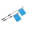 thumbnail image 2 of Model Cars Metal Signal Flags with Pole DIY Modification Replaceable Parts Automobile Accessory Replacement for WPL Blue 2 Pcs/Set, 2 of 8