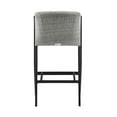 thumbnail image 5 of Armen Living Palma 26" Aluminum Outdoor Counter Height Bar Stool in Gray, 5 of 8